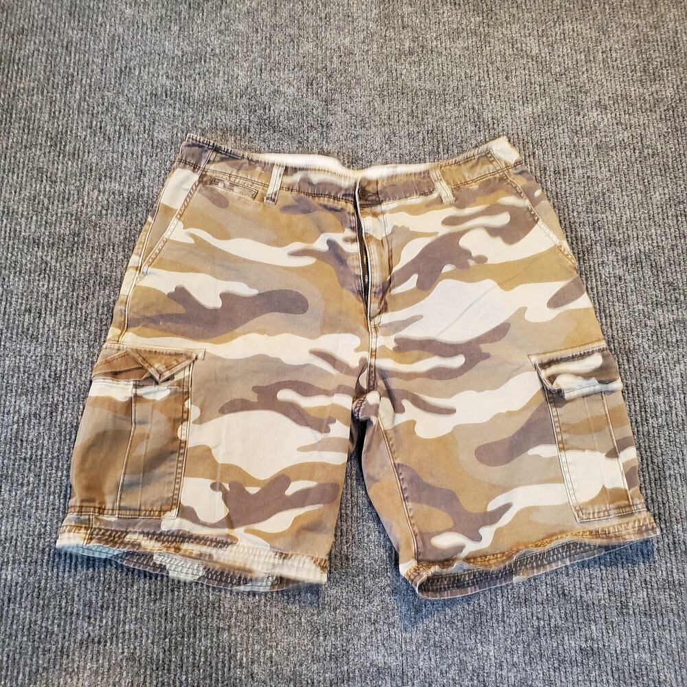 Gap Rugged Shorts Mens 38 Camo Cargo Cotton Military Style Casual